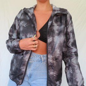 Billabong Zip Up Lightweight Jacket Gray Grey Size Small